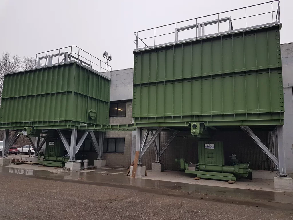 Progetti 1 Silos per fanghi disidratati ed essiccati