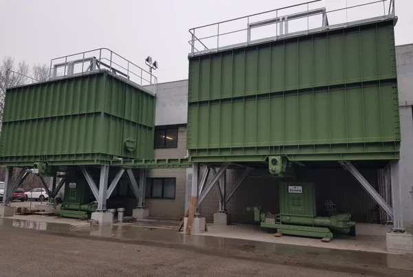 Silos per fanghi disidratati ed essiccati